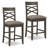 Jeanine Upholstered Counter Stool with Solid Wood Frame-1232390576-1232390577
