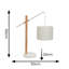 Docia Wood Arched Lamp-72412483