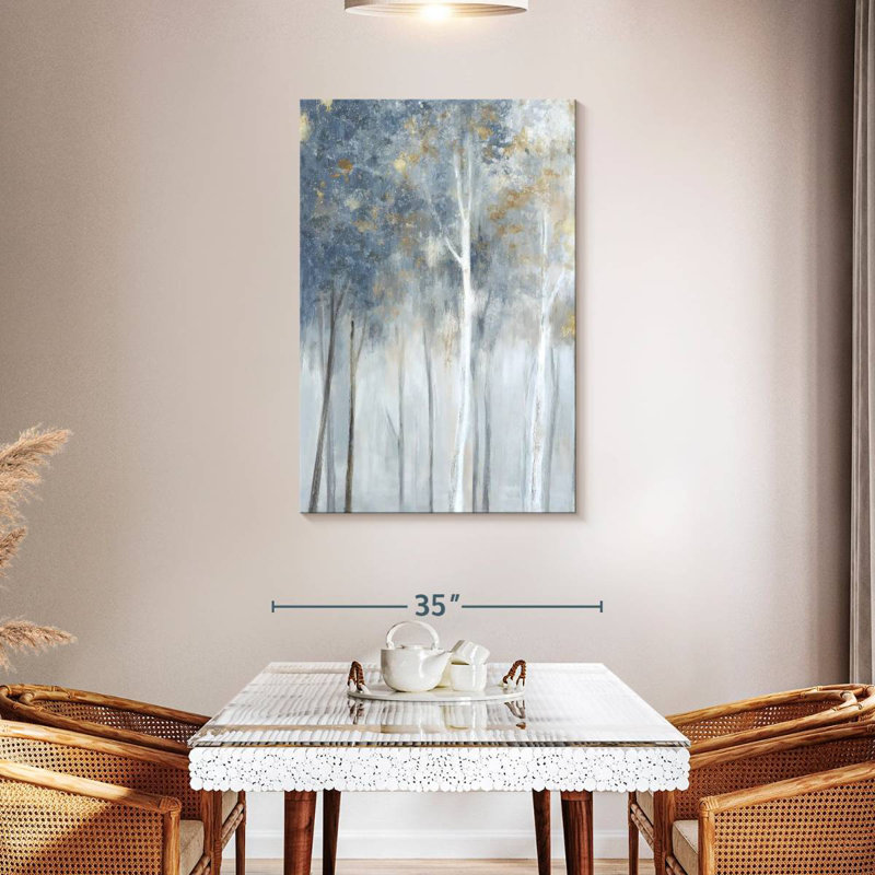 Harnek Fog And Gold II, 45" H x 30" W