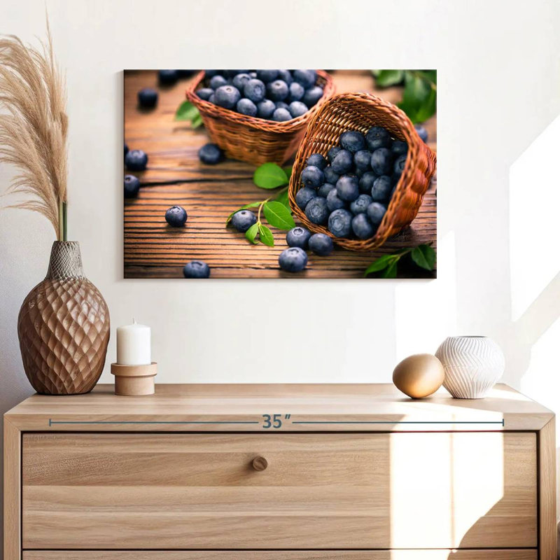 Yarlin Blueberries, 26" H x 39" W