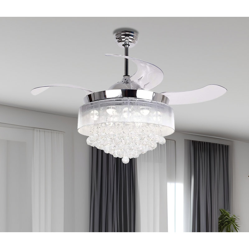Ventilateur de plafond 42 po avec lumières DEL Gerica