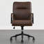 Fauteuil de conférence pivotant en similicuir moderne avec mécanisme d'inclinaison-1049890600