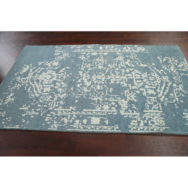 One-of-a-Kind 4'9" X 7'10" New Age Area Rug in Blue