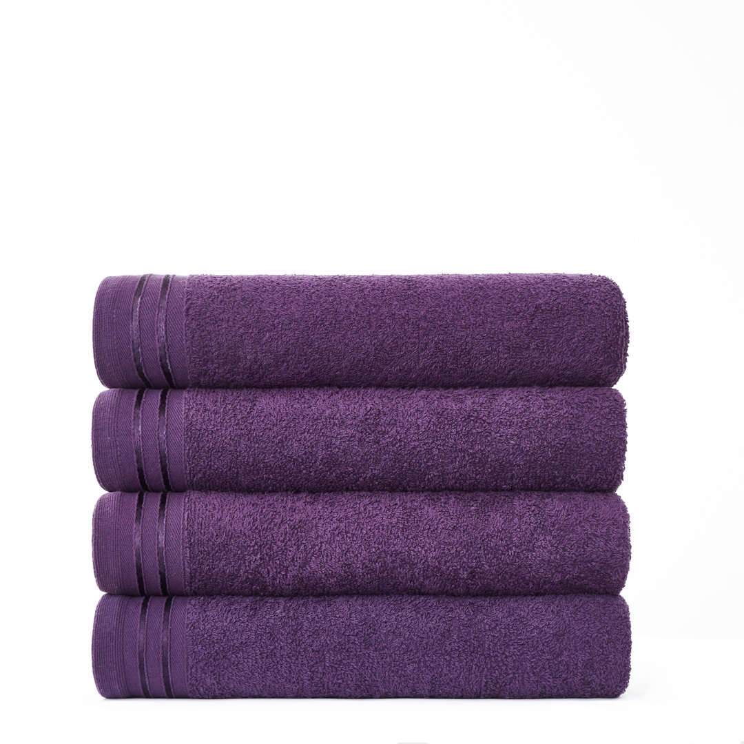 4PK WILSFORD BATH SHEET 75X135 CHARCOAL