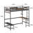 Metal Frame Loft Bed with Storage