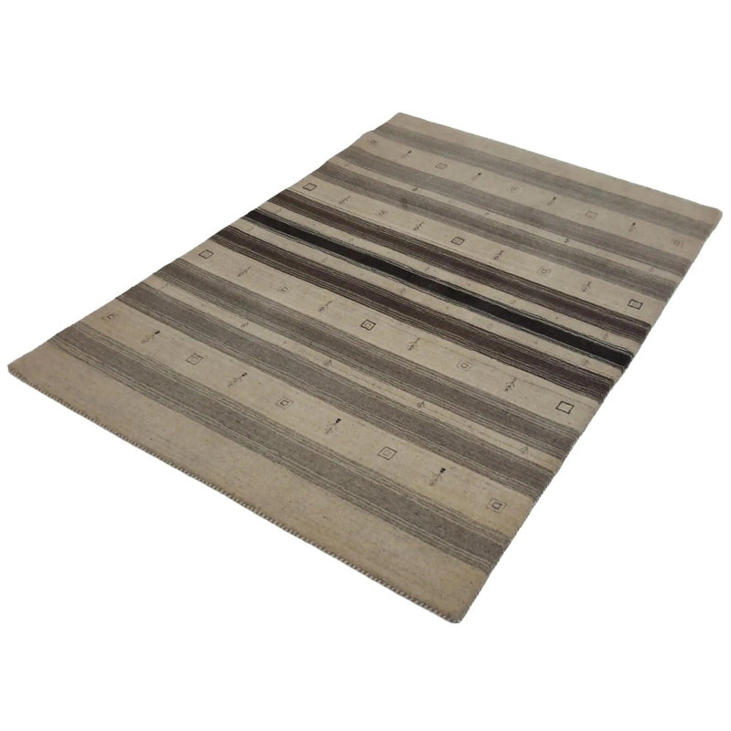 Canvello Hand Made Casual All Over Indo Gabbeh Rug - 4'1'' X 5'10''