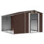 Brysin Garden Shed 277x279x179 cm Galvanised Steel-402864663