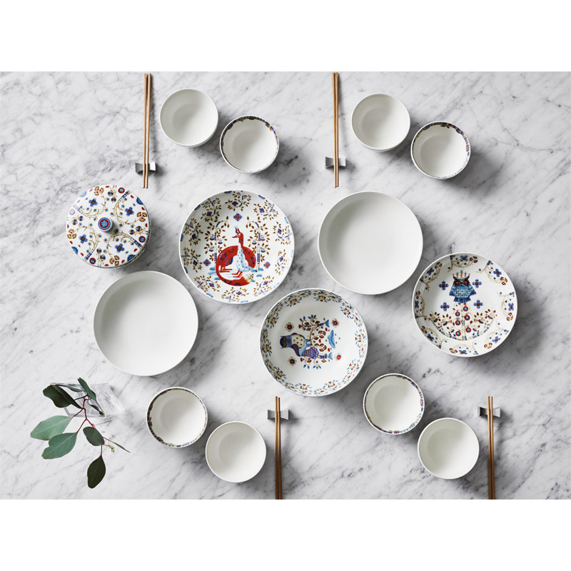 Iittala Taika Coupe Pasta Bowl, White