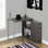 Bureau d'ordinateur, bureau personnel, coin, gauche, configuration à droite, tiroirs de rangement, forme en L