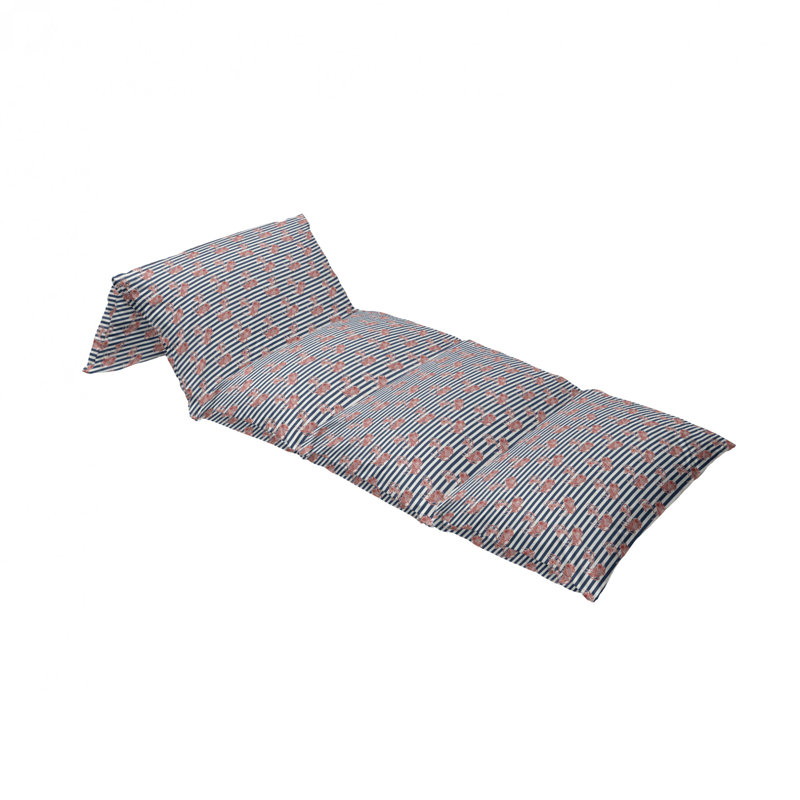 Housse de coussin florale, H 2 po x l 27 po x P 88 po