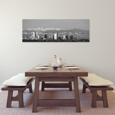 Denver Colorado USA 1 Piece Wrapped Canvas Panoramic Wall Art