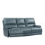 Ensemble de salon inclinable en cuir véritable 3 pièces Adlan-90471482