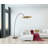 Rushell 82'' Black LED Arched Floor Lamp with USB-1187482733