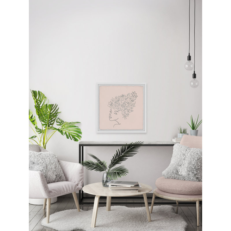 Mystery Lady by Marmont Hill - Single Picture Frame Print, 45cm H x 45cm W