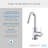 Single Hole Bathroom Faucet with Drain Assembly-35943640
