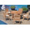 Jovanni Outdoor 3 - Piece Teak Bistro Set