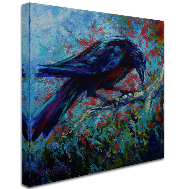 Kucera «Raven», reproduction sur toile tendue, H 18 po x l 18 po