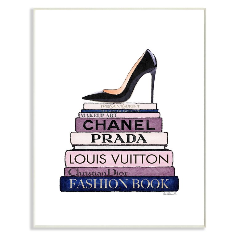  Blue High Fashion Design Poster Print of Louis Vuitton