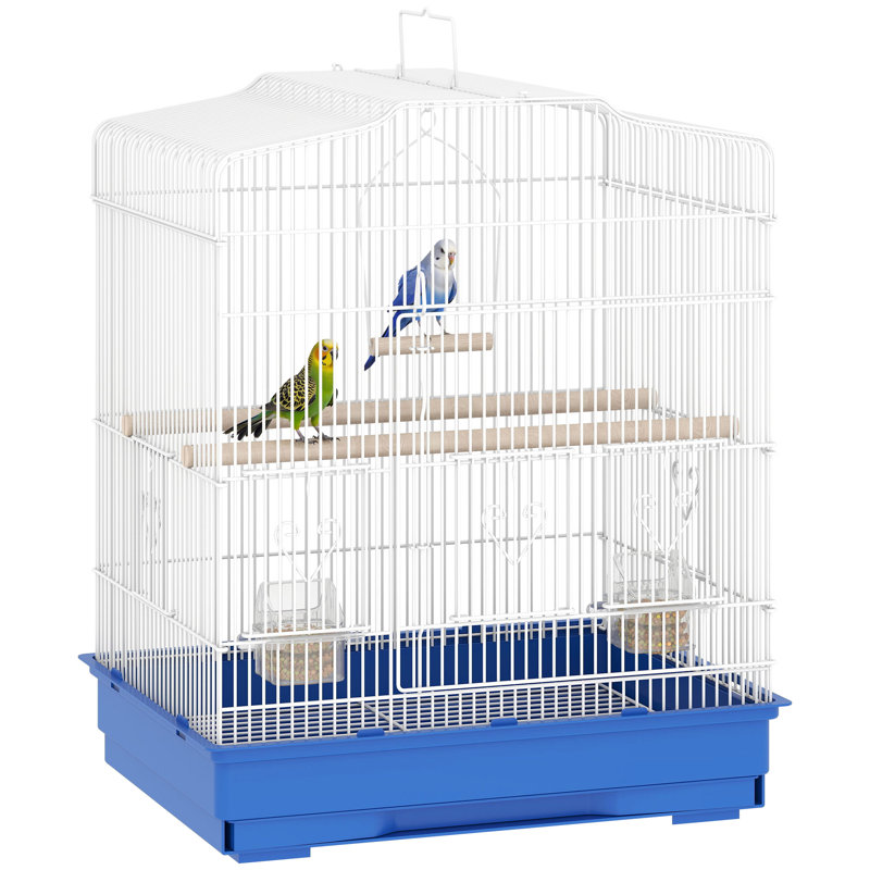 59cm Metal, Plastic Table Top Bird Cage