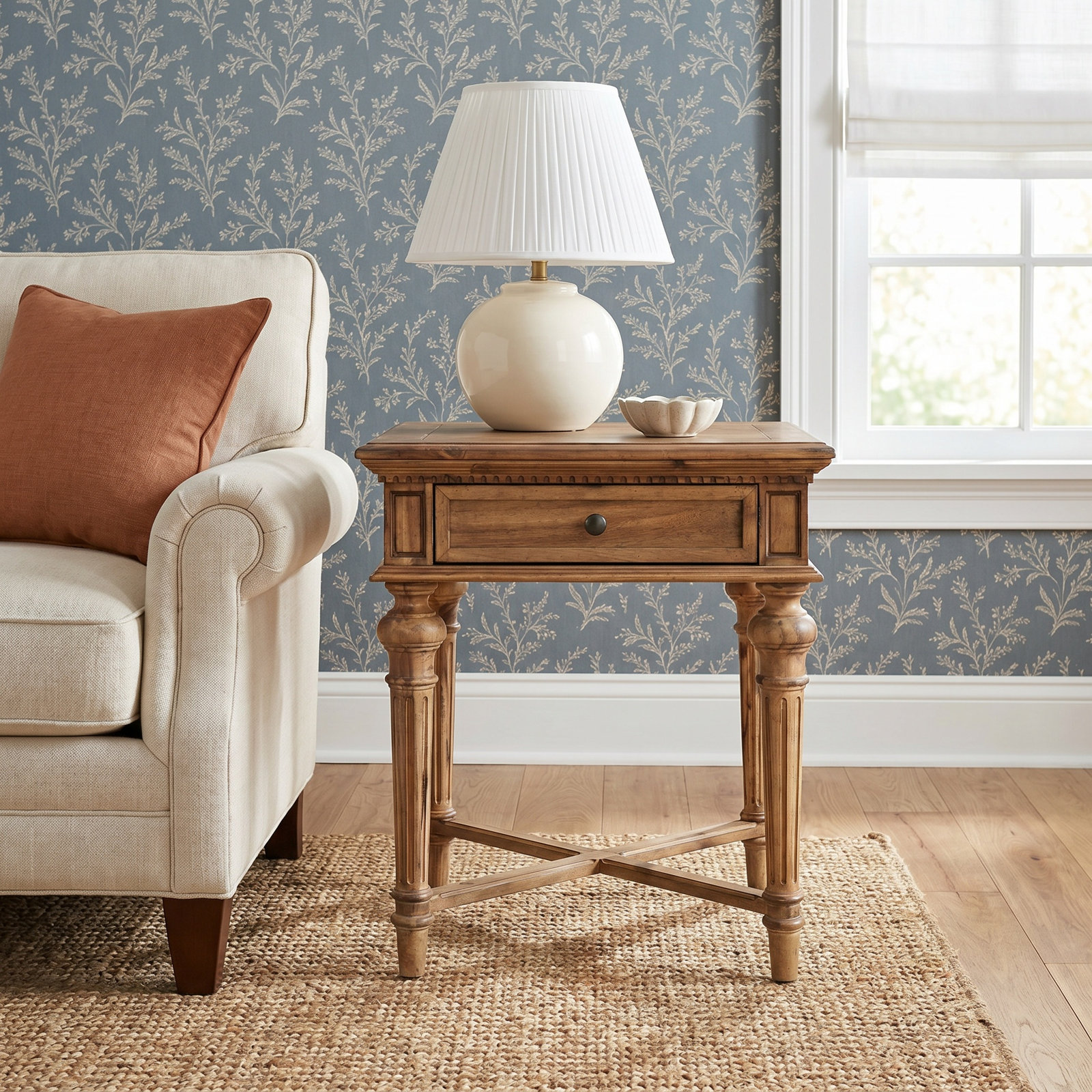 Veronica 24" Acacia End Table