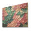 Fleurs roses et vertes en mouvement - chauve-souris sur bois-567071252