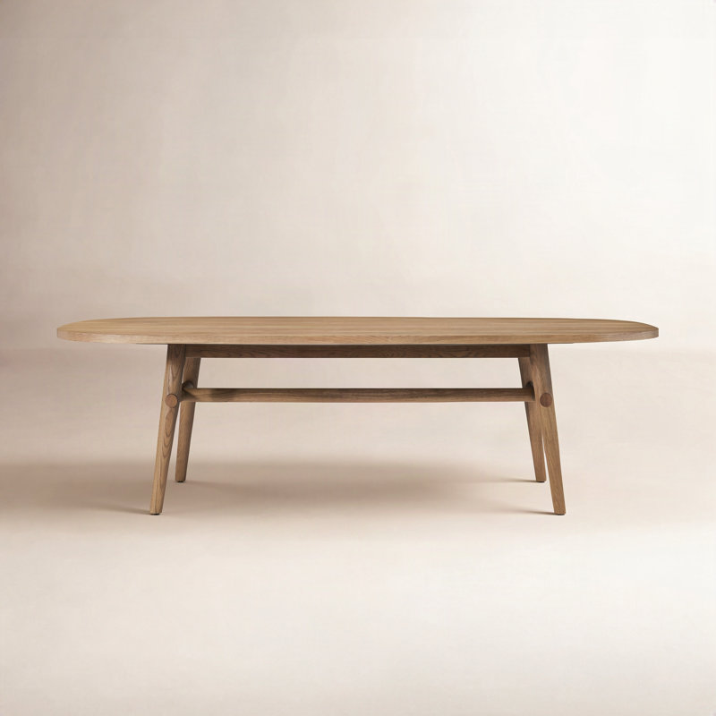 Madrid/WRC Dining Table, 30" H x 62.99" L x 31.5" W, Natural