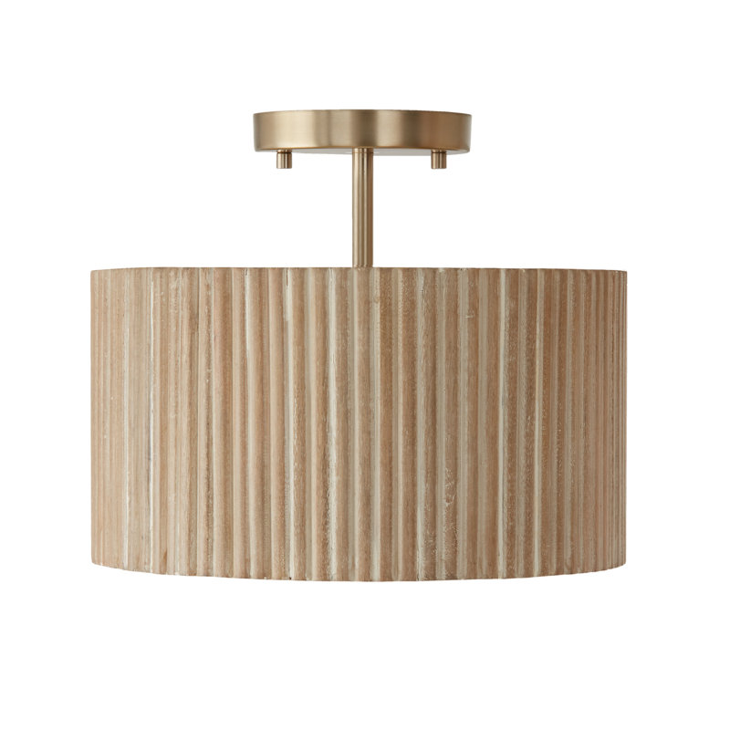 Donovan 1 - Light Drum Pendant, White