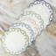 Ribbon Twirl Cotton Blend Scalloped Placemats-1709502794