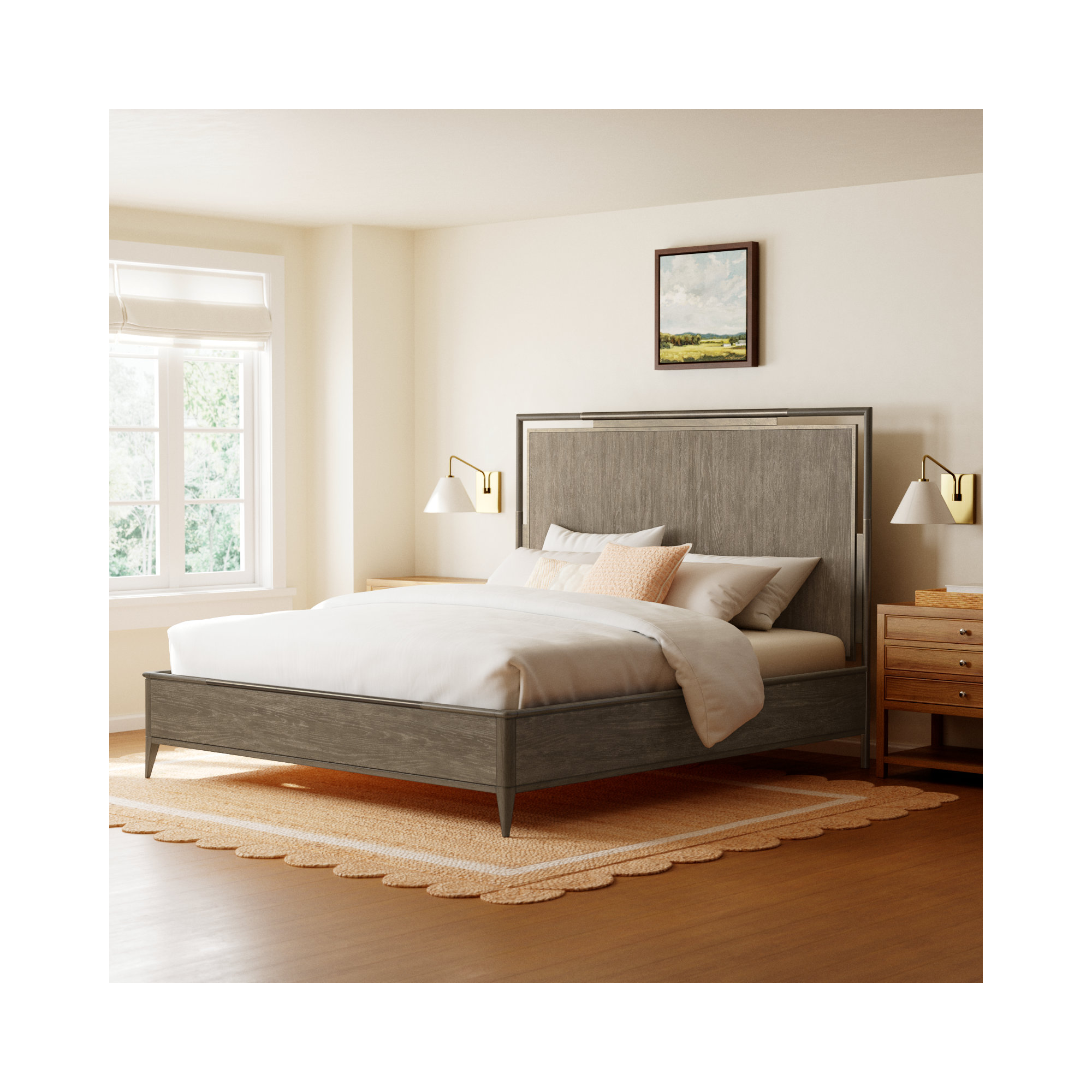 Regan Bed, Natural, King