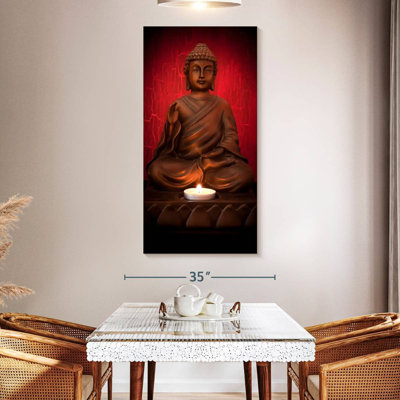 Bougie et Bouddha
