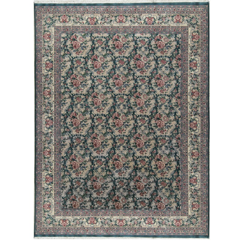 Tapis rouge noué à la main de haute qualité