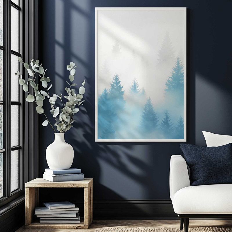 Frozen Echoes I, Single Picture Frame Polished Gold, 11.25" H x 9.25" W