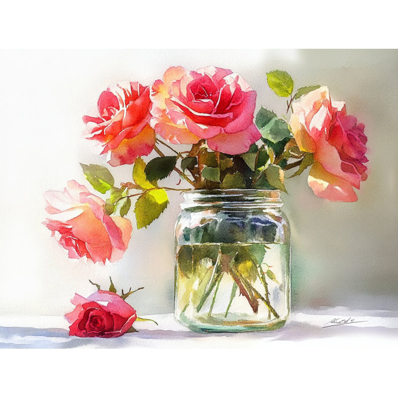 Fallen Petal Grace, H 16 po x l 24 po