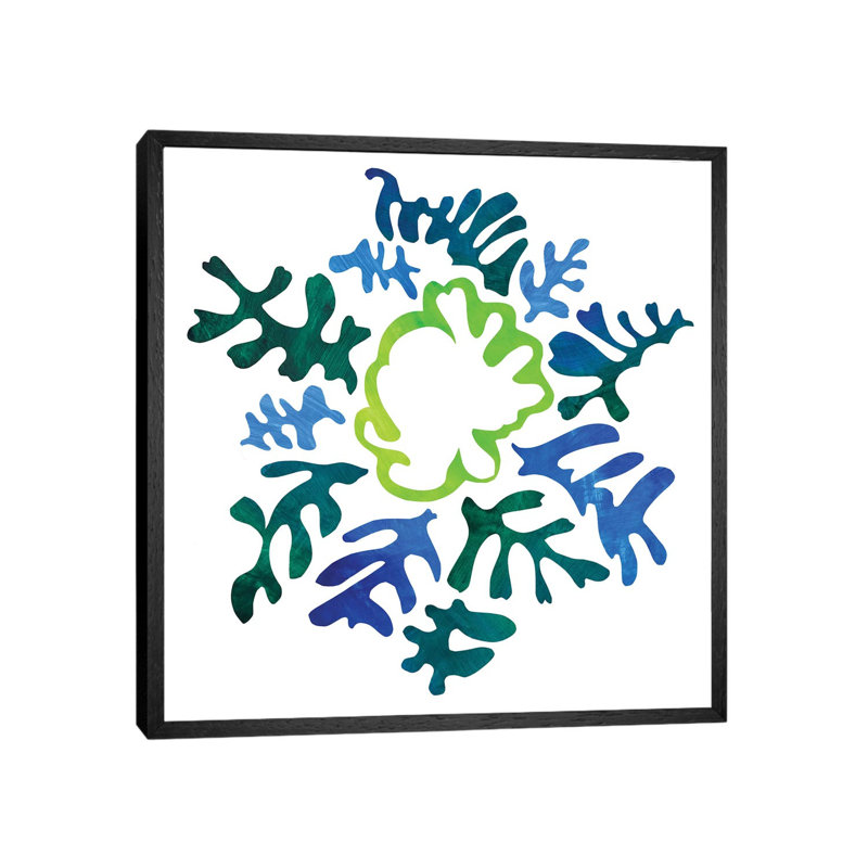 Homage To Matisse IV by Pamela Staker - Painting on Canvas, Black Framed, 66.04 cm H x 66.04 cm W