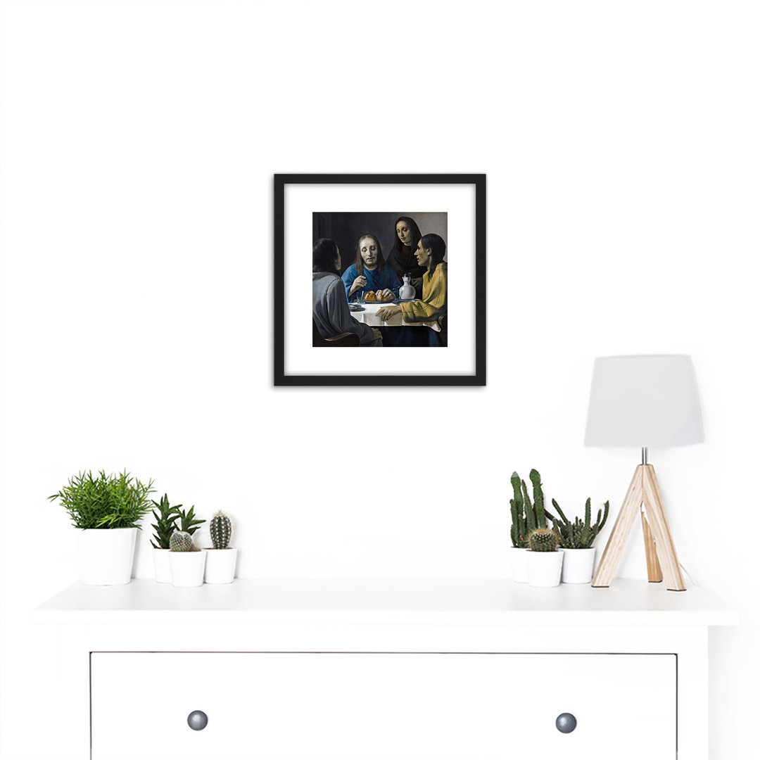 Road Emmaus Christ by Han Van Meegeren - Single Picture Frame Painting