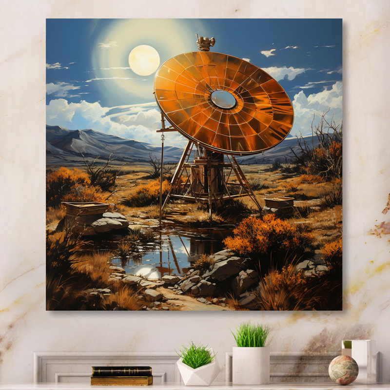 Solar Panels Renewable Energy II - Modern Canvas Prints, H 16 po x l 16 po x P 1 po, Toile tendue