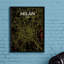 Milan City Map - No Frame Print-2057323863