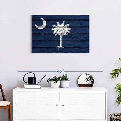 Borges Wood Style South Carolina Flag