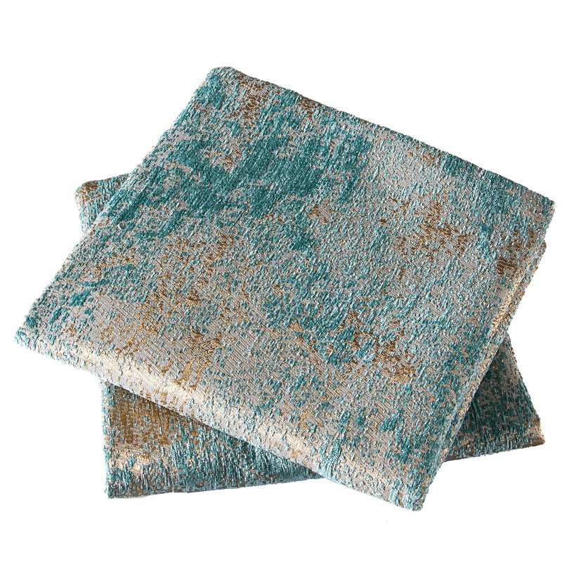 Kasula Pillow Cover, Turquoise