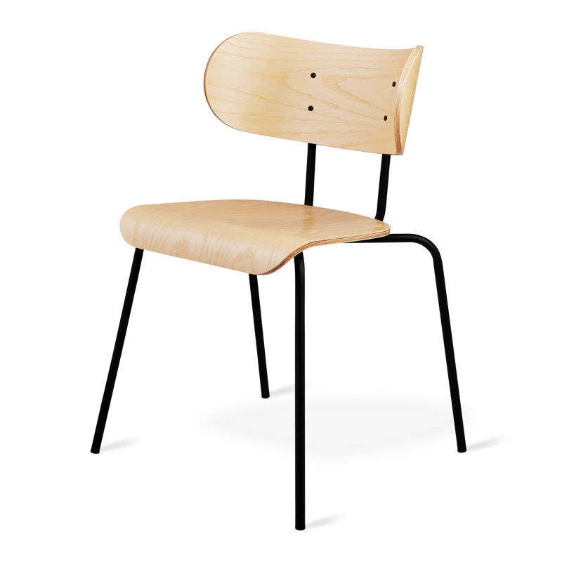 Bantam Dining Chair, Blonde Ash/Black