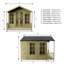 Mercia 10 x 8ft Premium Wessex Summerhouse-1550186611