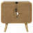 Light Ash 2-Drawer Nightstand Bedside Table-120057771