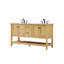 Ensemble de meuble-lavabo double 60 po Narron-73360080