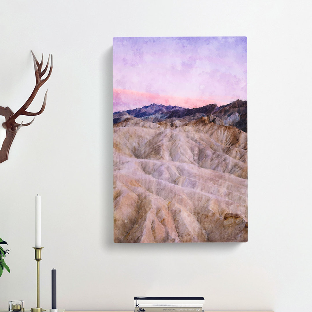 Death Valley Canyon - Wrapped Canvas