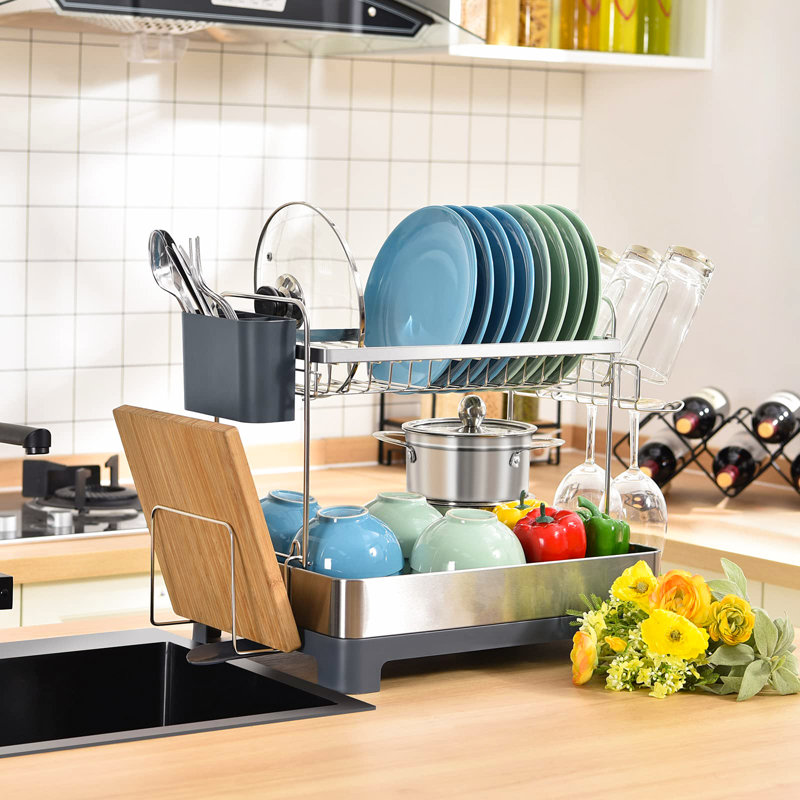 Laurena Stainless Steel Dish Rack