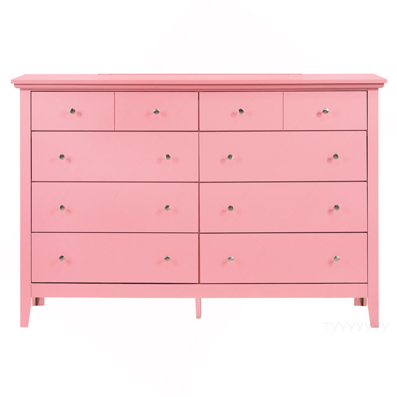 Charmante commode décontractée rose, Rose