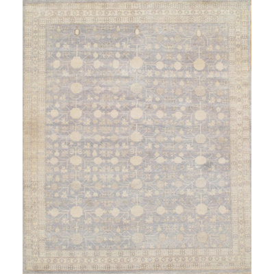 Oriental Area Rug in Gray