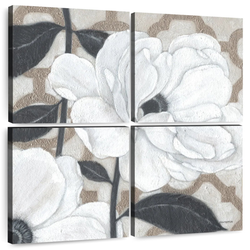 Harnek White Petals, 50'' H x 50'' W