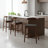 Solid Wood Bar Stool With Footrest 2 Packs-1969570282