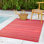 Outdoor Rug Plastic Straw Rug Waterproof Patio Amyree